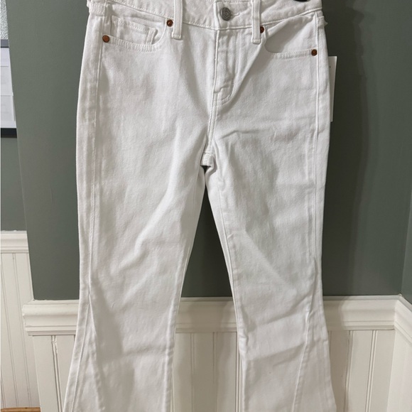 ETICA White Micki Crop Flare Jeans for Women NWT - Picture 2 of 8